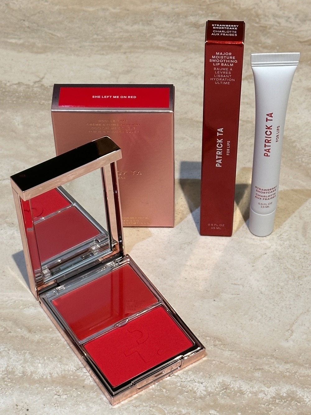 Patrick Ta Strawberry Blush & Balm Set (Limited Edition)
